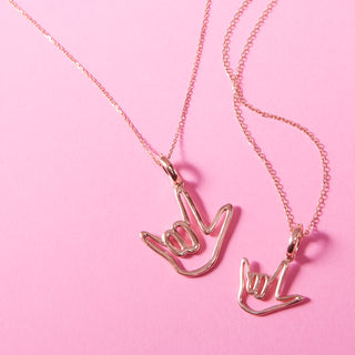 Yellow Gold Love Sign Necklace_Slideshow_About Page