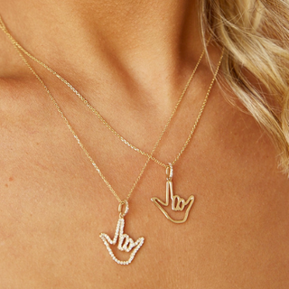 Limited Edition - 14k Gold Vermeil Love Sign® Pendant