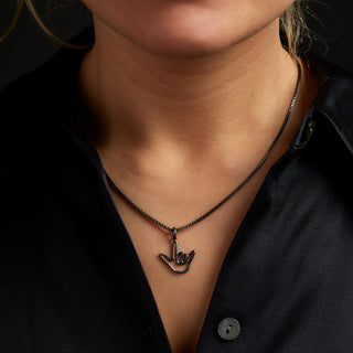 Luxe Silver Love Sign™ Pendant Necklace