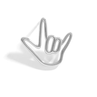 Sterling Silver Love Sign™ Pin